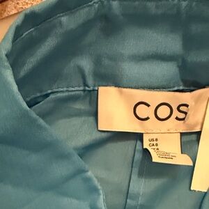 COS Light Blue 100% cotton top